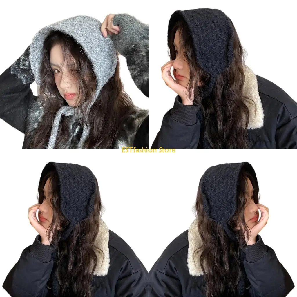 

Y5GC регулируемые зимние наушники для женщин и девочек, тренд 2000-х годов, эстетические теплые уши, реквизит для фотосессии