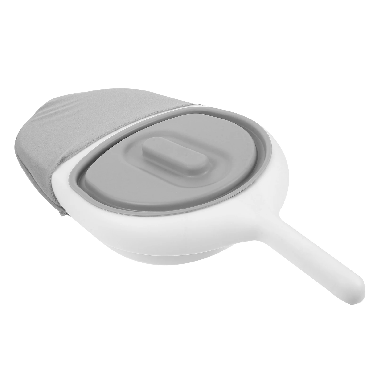 

Portable Lidded Plastic Bedpan Chamber Pot For Elderly Pregnant Patients Compact Lightweight Easy Carry Smooth Edges Durable
