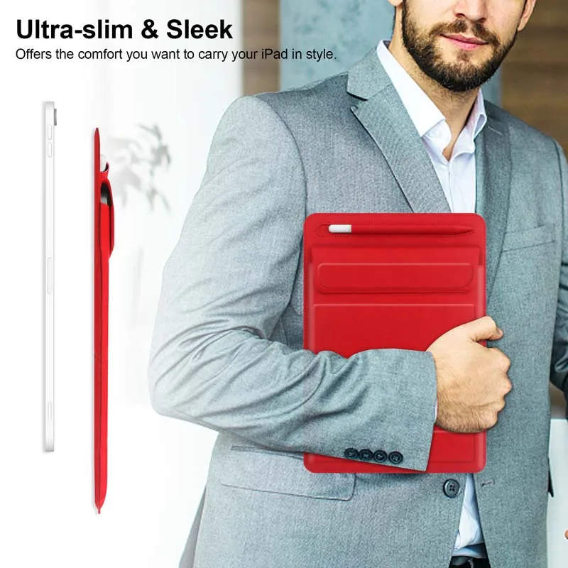 Suitable for Any Brand of 8-inch 9-inch,10-inch,11-inch Tablet Case With a Pen Slot Folding PU Leather Tablet Holder