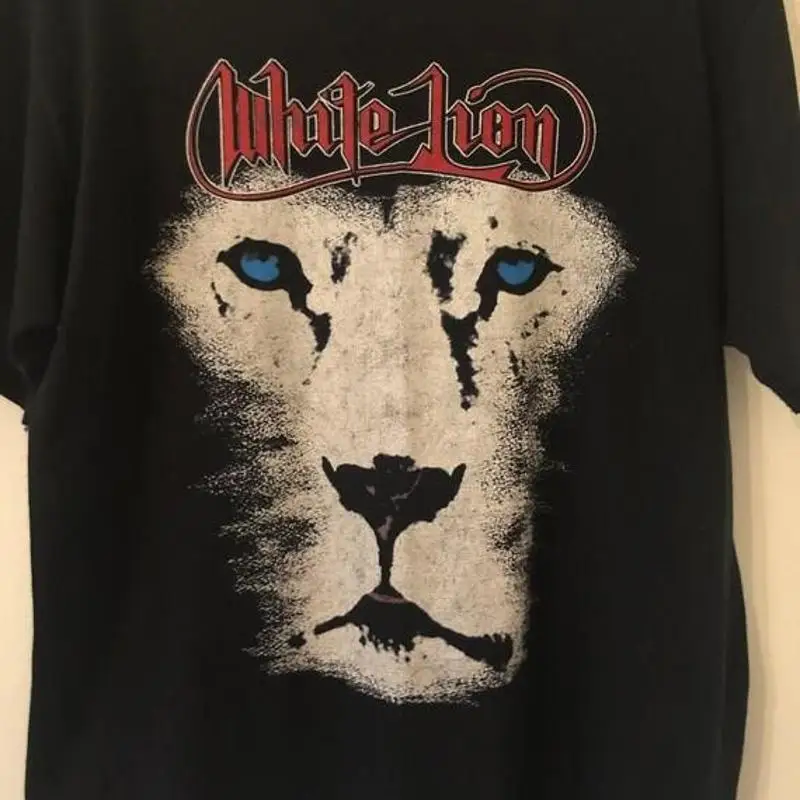 

Редкая белая группа льва для фанатов, полноразмерная футболка