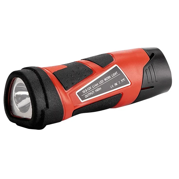 Portable Worning Light Work Lamp Flashlight Torch LED Light for Milwaukee 10.8V 12V 12 Li-ion Battery