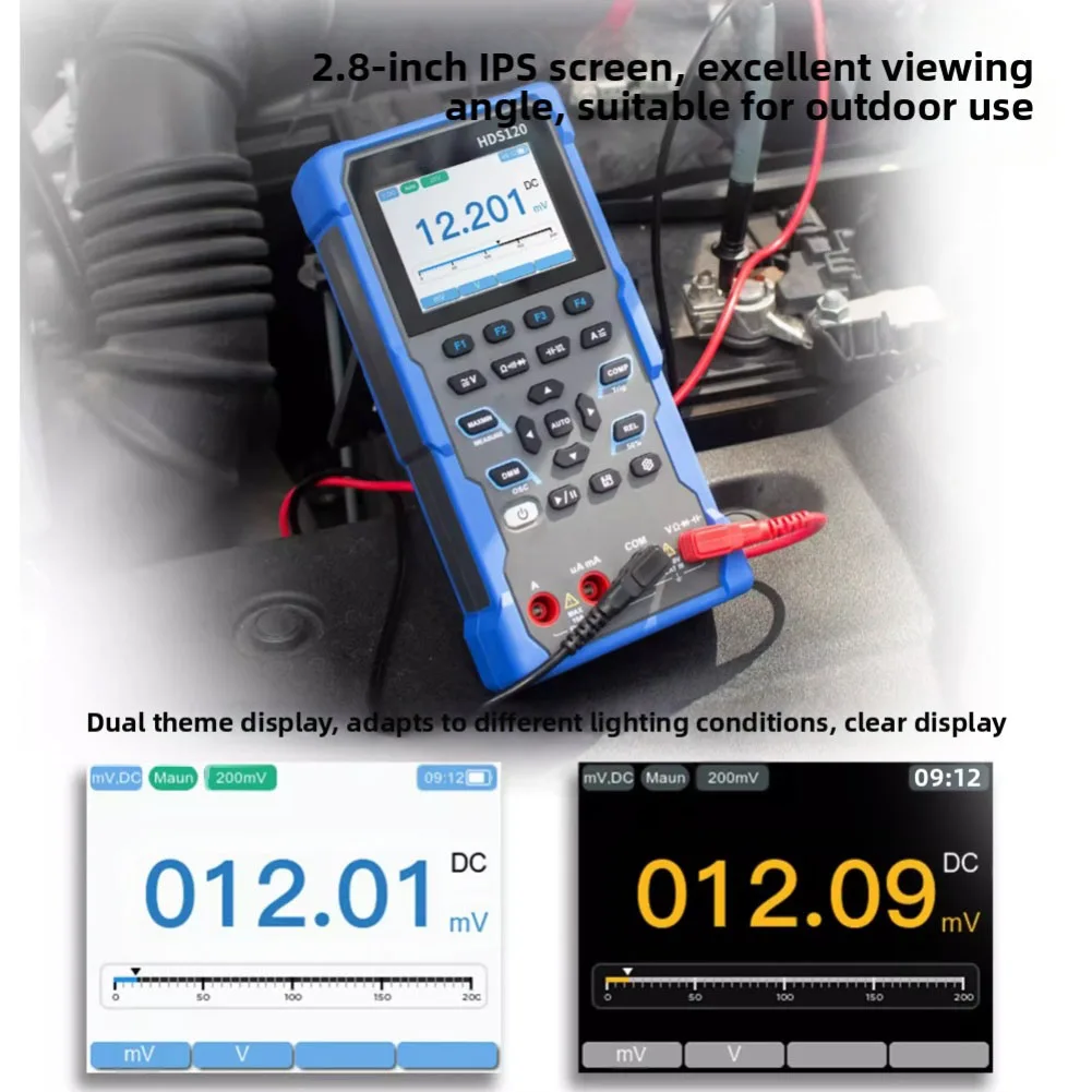 Digital Multimeter with Intelligent Probe Detection and CAT III 1000V Safety Standard for High Voltage Testing