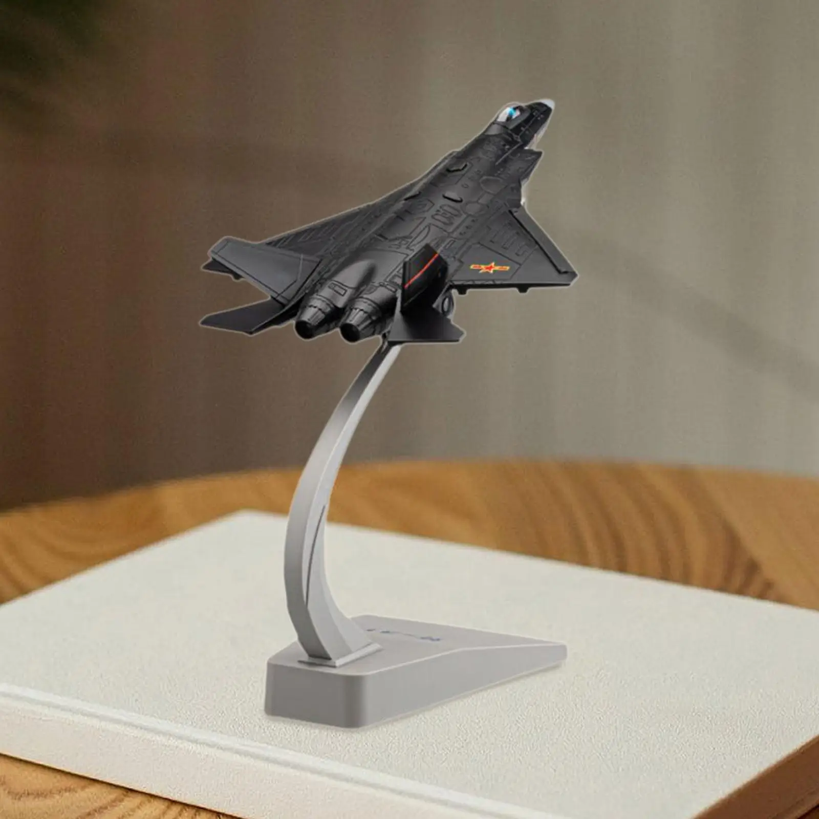 Simulation 1:68 Aircraft Model with Display Stand for Cafe Livingroom Office