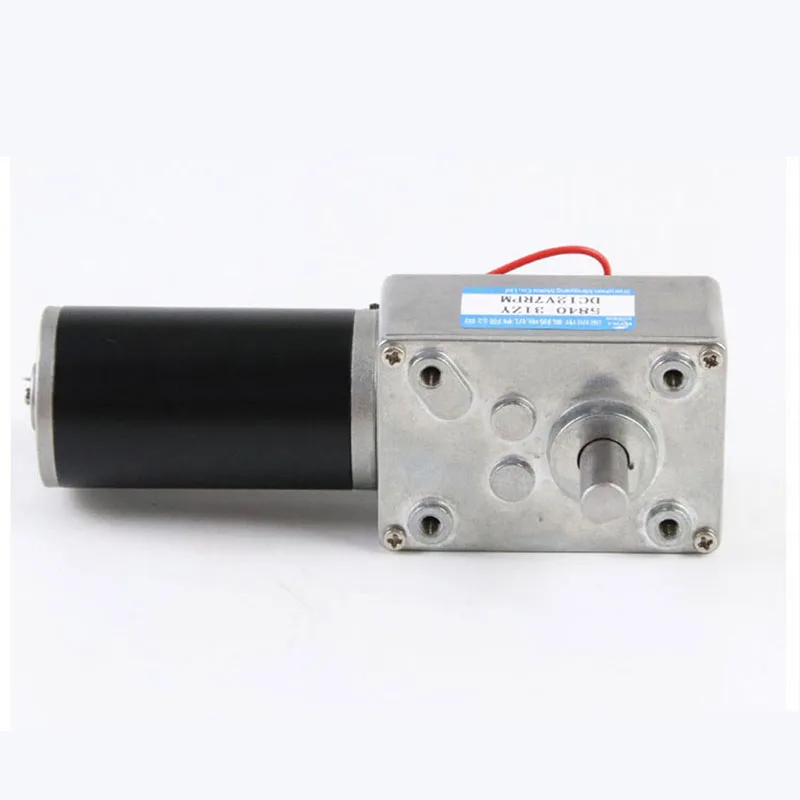 DC Motor 5840-31ZY Brushes Reducer 12v 24v large torque adjustable Speed CW CCW worm drive