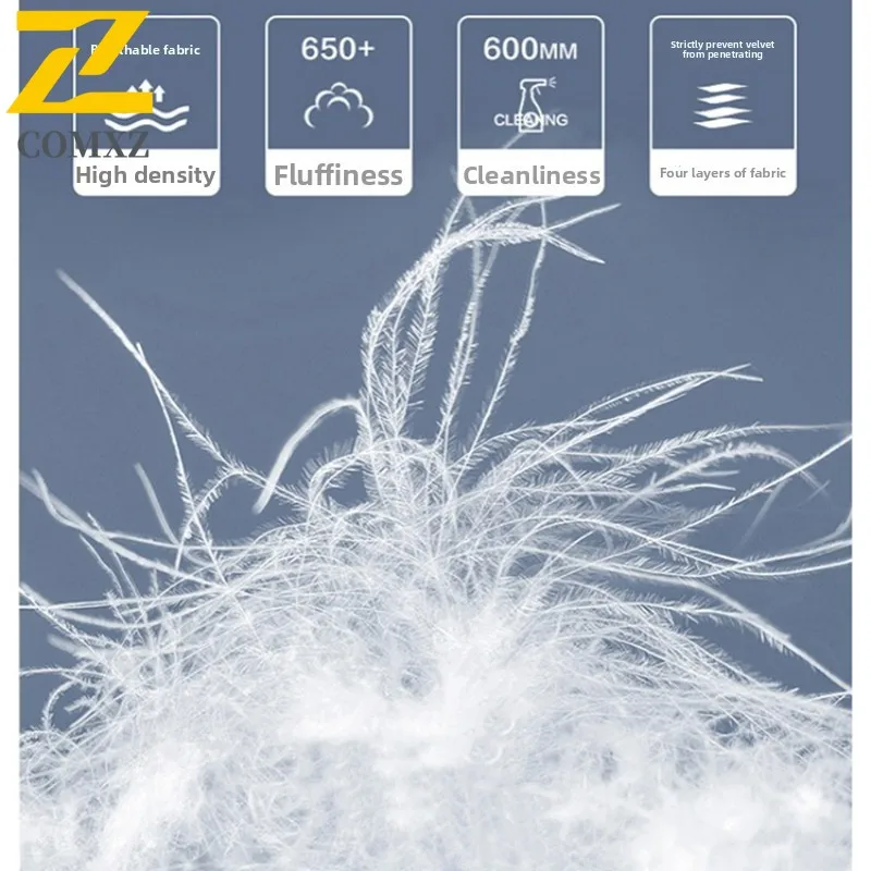 COMXZ Mens Long Down Jacket Thicken Outdoor Work Lightweight Padded Jacket High End Detachable Inner Layer Warm Winter Wool Coat