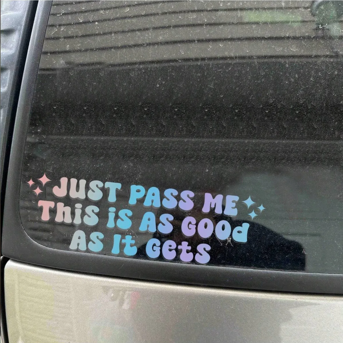 Just Pass Me Funny Car Decal,Cute Car Stickers,Cute Decal,Car Decals,Stickers,Cute Bumper Stickers,Kawaii Girly Car