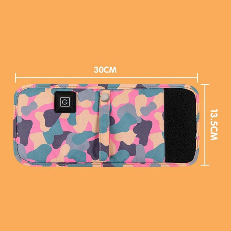 Bolsa aislante portátil para cochecito de viaje, calentador de biberones de lactancia para bebé, Camuflaje, negro