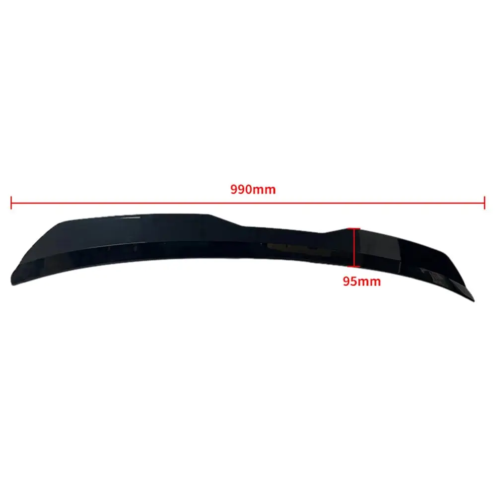 Spoiler adesivo nero lucido per alette posteriori di ruote di trattori agricoli – Decorazione universale adesiva per modifiche di stile, facile da installare, compatibile con tutti i modelli,