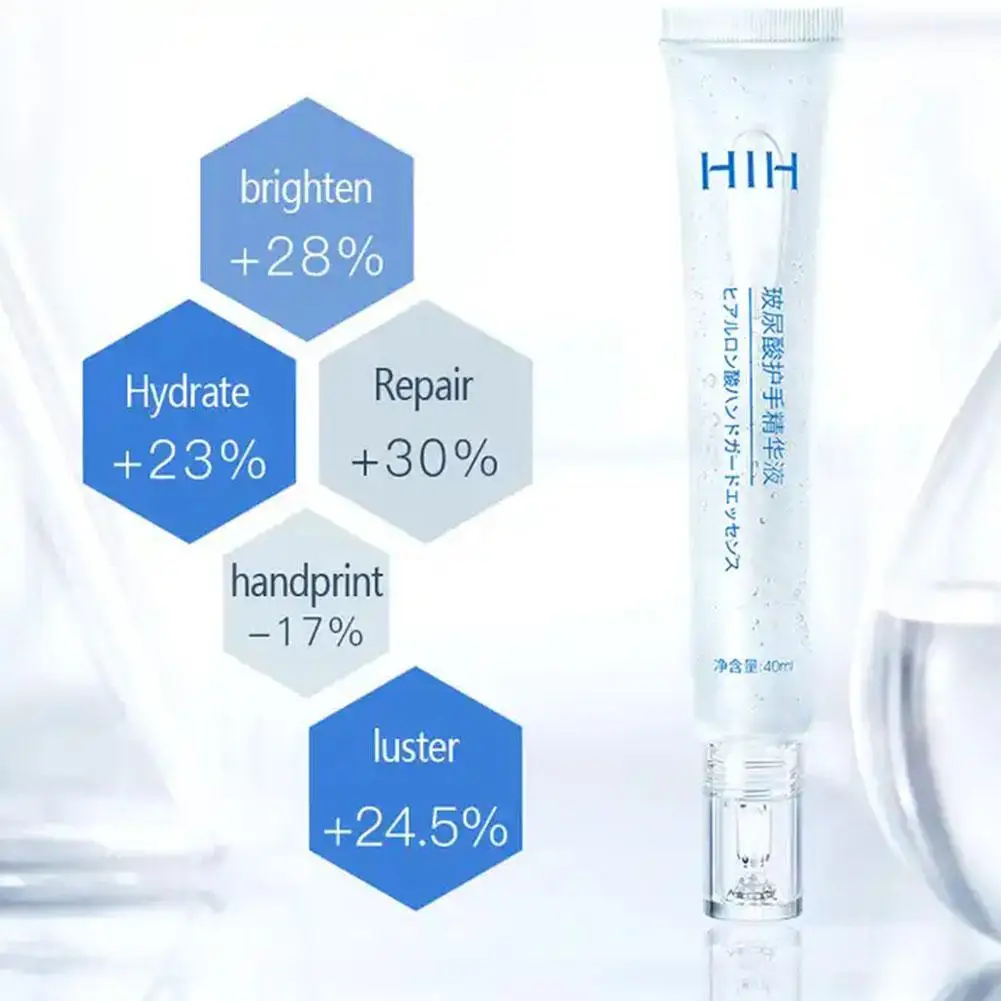 Crema de ácido hialurónico para la piel, Hidratante Corporal antienvejecimiento, hidratación instantánea, previene la sequedad en otoño e invierno