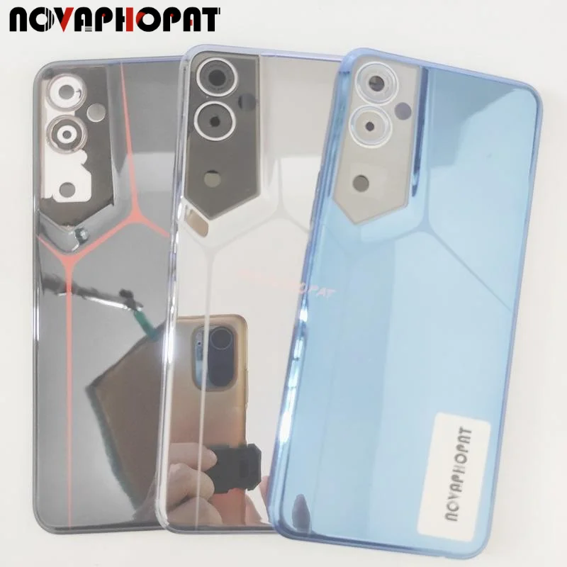 For Tecno Pova Neo 2 LG6n Battery Door Cover Rear Case Back Housing Side Power Volume Botton Bezel