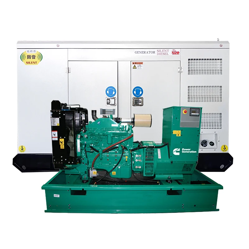 Great Value 15KVA 100KVA Open Frame Diesel Generator Industrial 220V 400V 20KW 60KW Soundproof Electric Start for School Campus