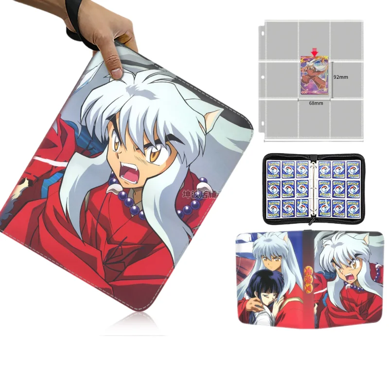 

Фотоальбом-органайзер для карточек Inuyasha: аниме-аксессуар, высококачественный, роскошный подарок для детей