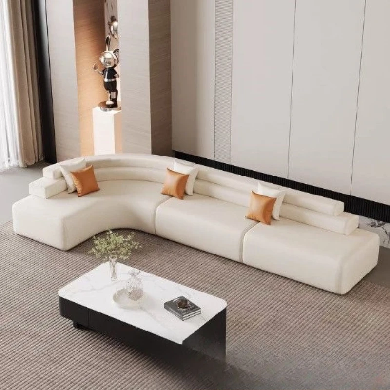 Hotel lobby L-shaped corner sofa living room