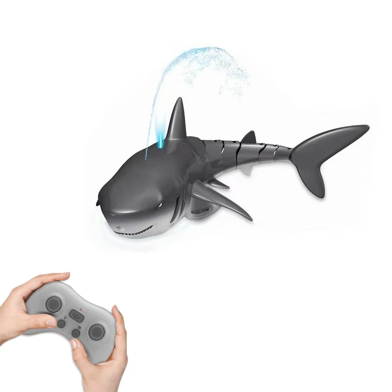 CONUSEA Smart Rc Shark Wal Spray Wasser Spielzeug Ferngesteuertes Boot Schiff U-Boot Roboter Fisch Elektrisches Spielzeug für Kinder Jungen Baby Kinder 9