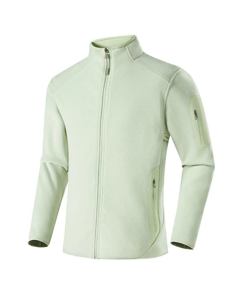 JNLN Herren Damen Winter Fleecejacke Outdoor Winddichte Thermojacke Unisex Wander-, Camping-, Kletter- und Sportjacke – Detail 22