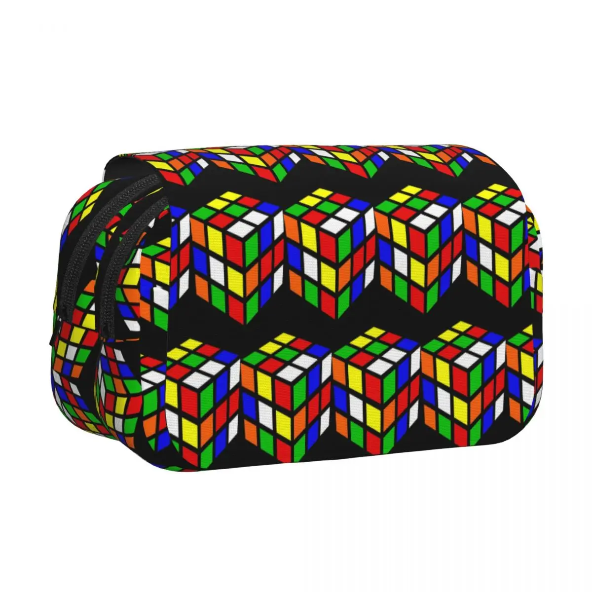 Magic Cube Pencil Cases Pen Holder Hard Shell Leather Large Capacity Pen Box Pencil Bag for Boys Girls School