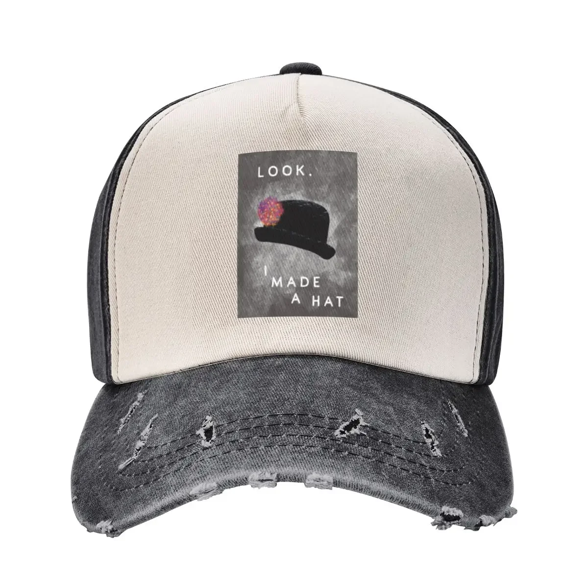 

Look I Made a Hat Baseball Cap New Hat black Horse Hat Mens Women's