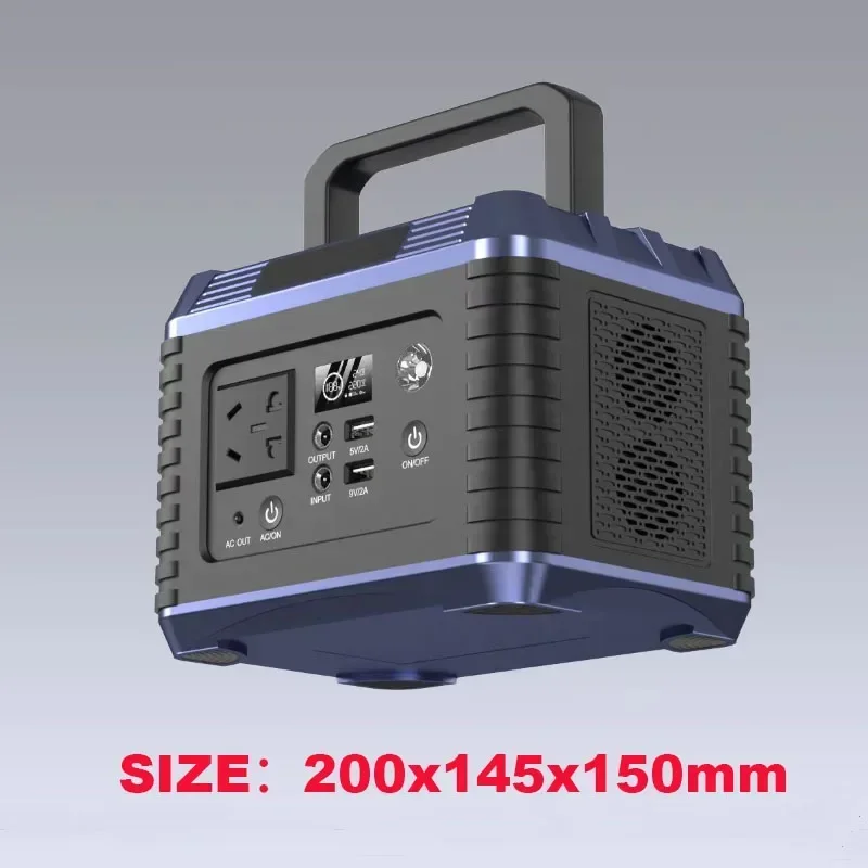 Portable Power Station Ternary Lithium Battery 300W 64000mAh Energy Storage For Laptop Face Small Household Appliances