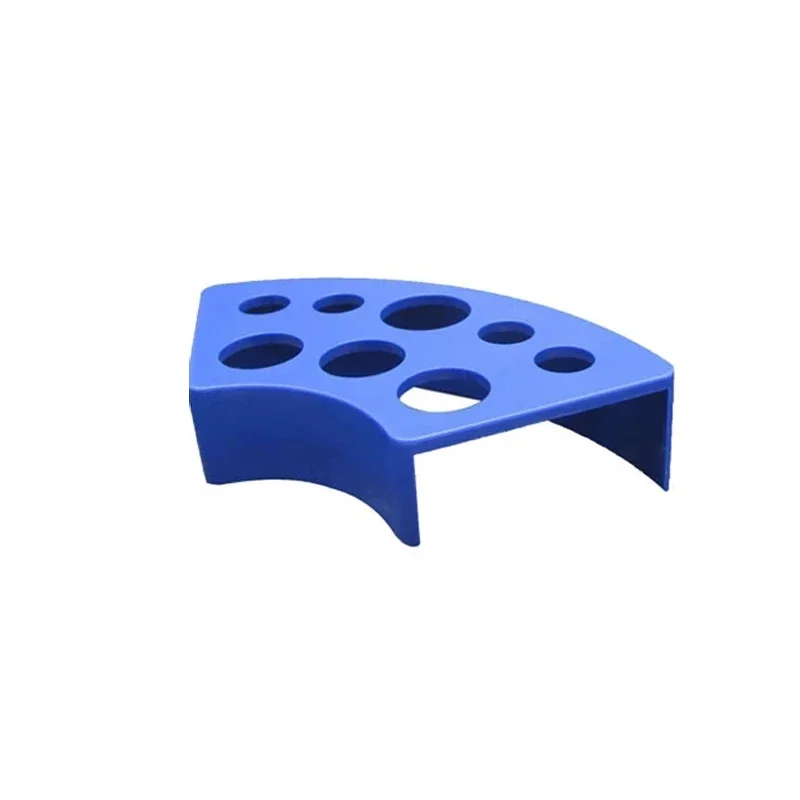 Fan Shaped Plastic Tattoo Ink Pigment Cup Caps Stand Holder Storage Container Standing Rack Tattoo Accessories 1pcs 8 Holes