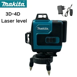 Makita 3-4D 16 Lines Laser Level Green Line Self-Leveling 360 Horizontal And Vertical Super Powerful Green Beam High-precision