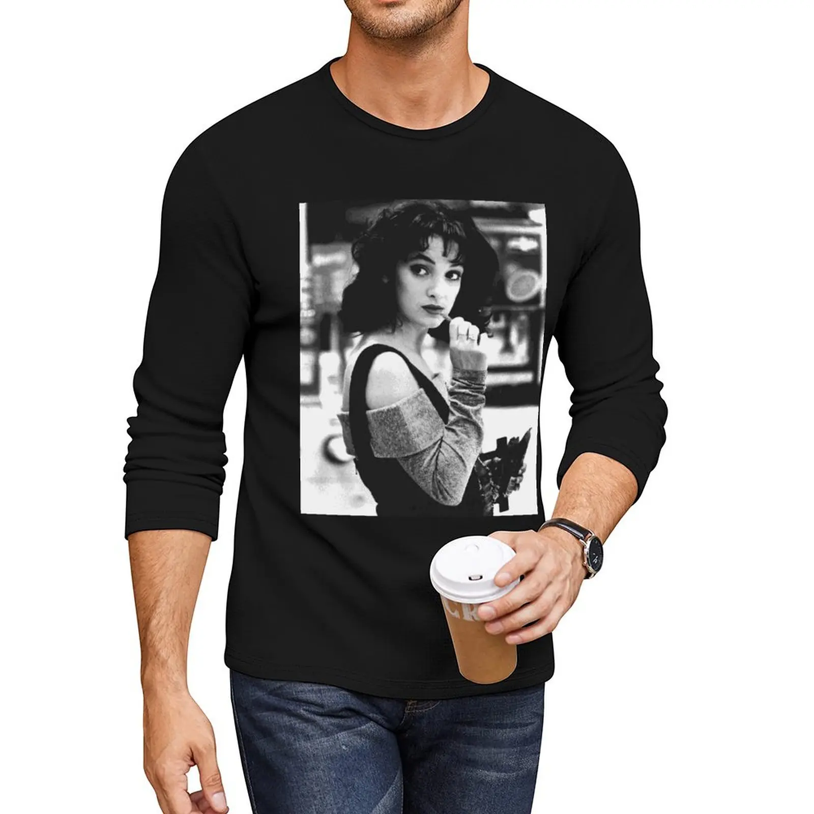 

Heathers - Winona Ryder Long T-Shirt animal print shirt for boys shirts graphic tees t-shirts man cute tops mens clothing