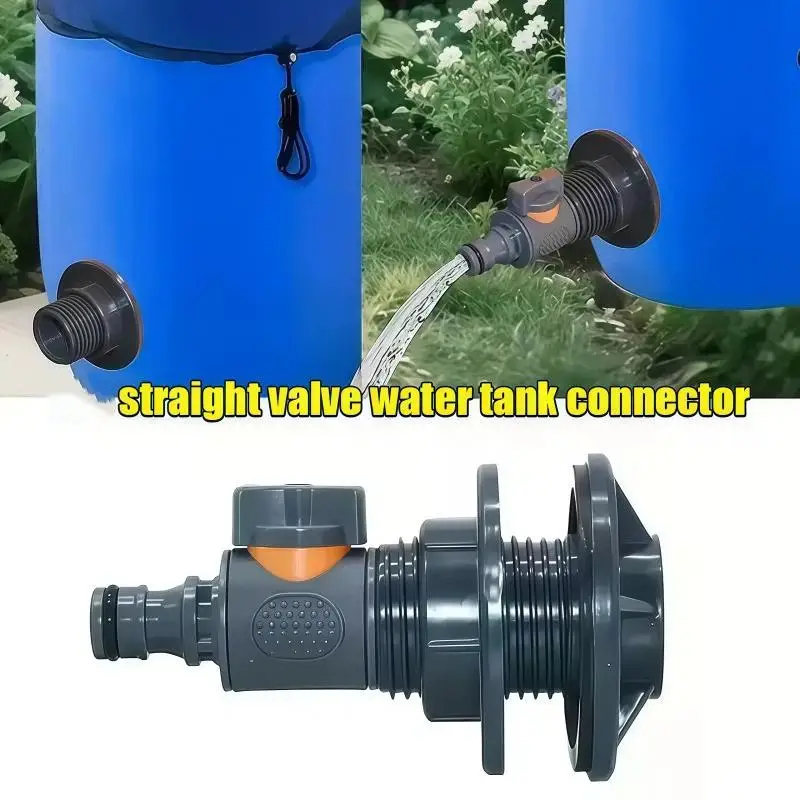 Tank Adapter 1/2 Inch Tank Connector Irrigation Valve Garden Maintenance Water Storage