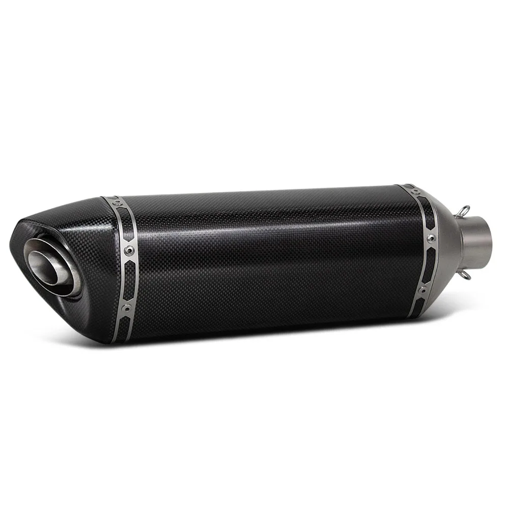 Motorcycle Exhaust Kit Universal 51mm Interface 470MM Escape Muffler With DB killer For Z500 MT09 R7 ZX6R CB650R CB500F GSXR750