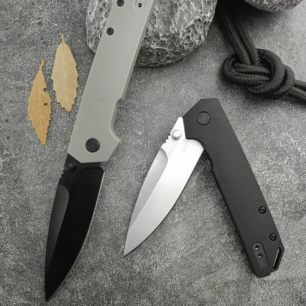 KS 2038 Folding Knife D2 Blade Nylon Fiber Handle Outdoor High Quality Tactical EDC Survival Hunting Cutting Camping Knife Tool