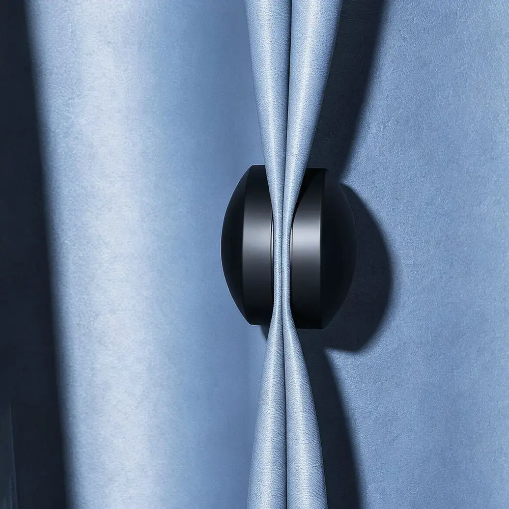 Silicone Magnetic Curtain Weights Holdbacks No Drill Window Drapes Fixer Strong Magnet Anti Light Leakage Decoration