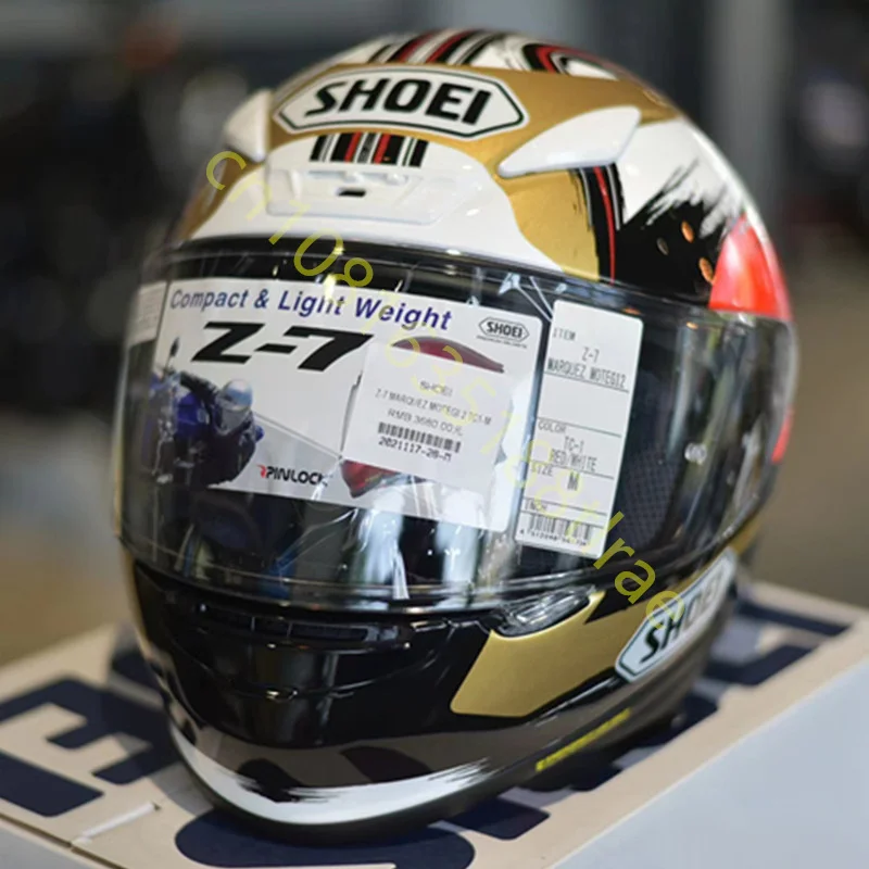 

SHOEI Z7 Классический анфас мотоциклетный шлем, для ретро и раллийных мотоциклетных защитных шлемов, Lucky Cat, Capacete