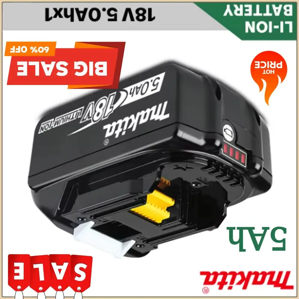 

5.0Ah Makita 18V Battery BL1850B Lithium ion Genuine Makita 18V Battery BL1850 BL1860B BL1860 BL1840B