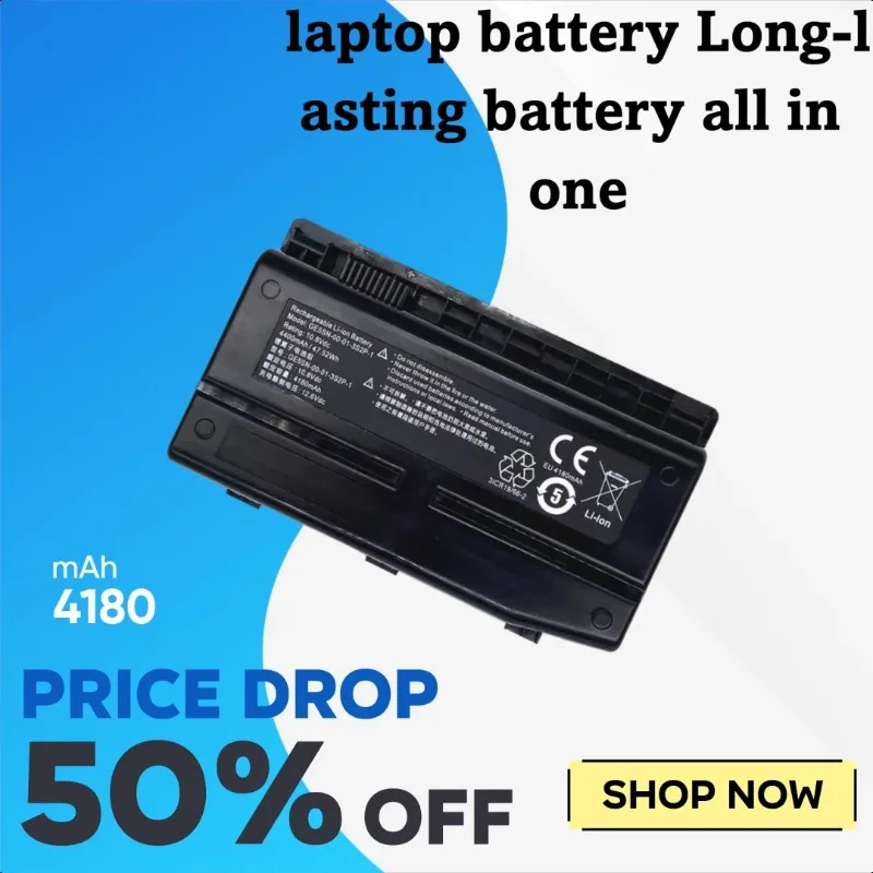 

Аккумулятор для ноутбука 10,8 В, 4180 мАч GE5SN-00-01-3S2P-1 для Mechanic F117-F1 F2K F3K F1KB F6K F2C F2S