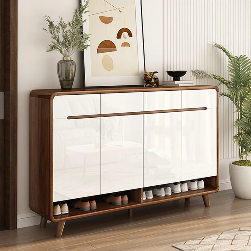 

Nordic Desk Shoe Cabinet Space Saving Kitchen Wooden Bedroom Shoe Shelf Living Room Entrance Hall Gabinete Entrance Furniture
