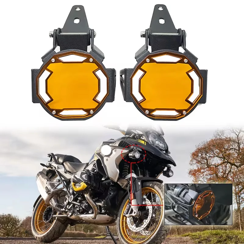 オートバイ用LED補助フォグランプ,ライトカバー,保護,グリルプロテクター,bmw r1250gs,lc adv,40周年記念エディション,r 1250 gs
