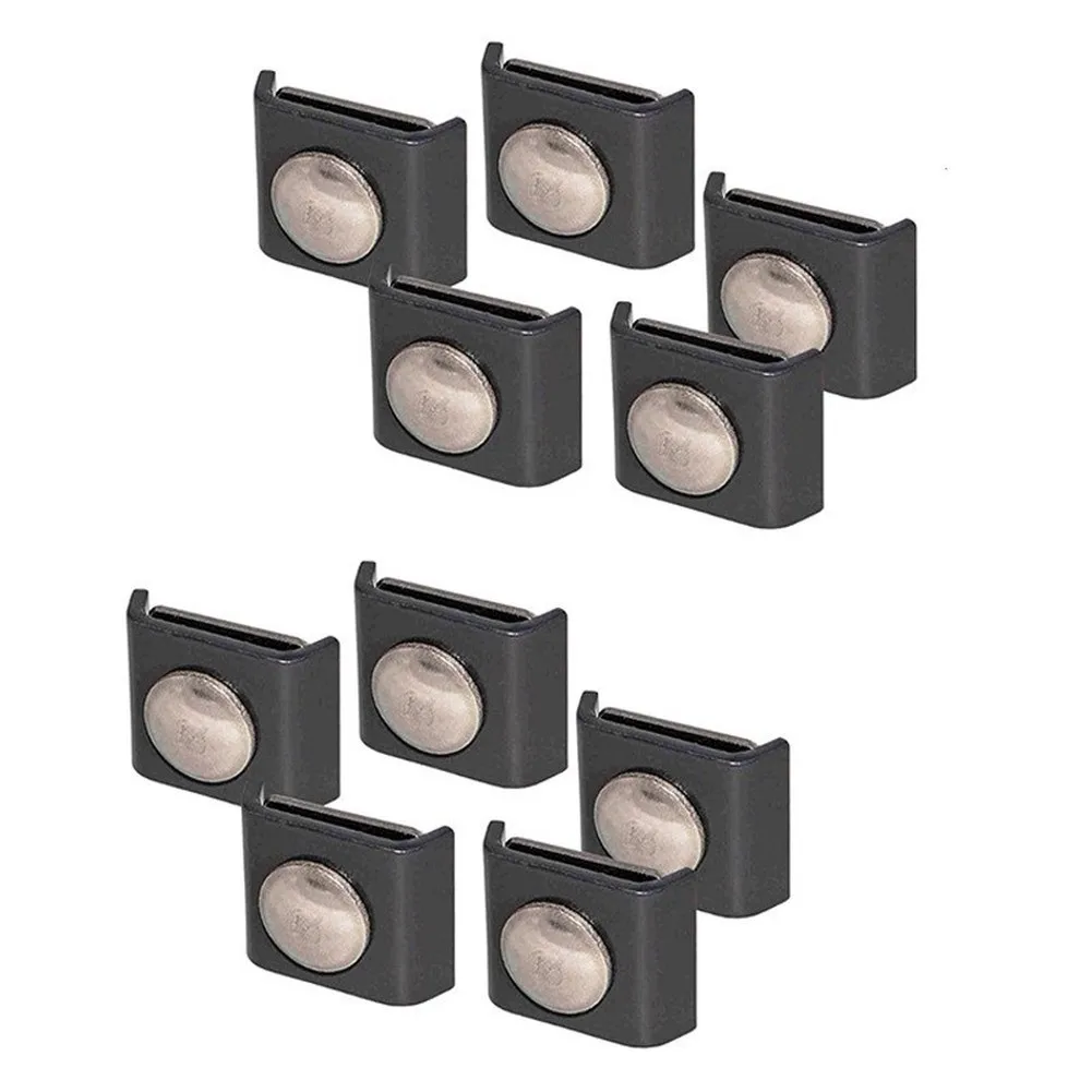 Black Wall Clips 10 Pack Heavy Duty Steel Connectors For Wire Panel Display Setup Retail Store Organization Accessories