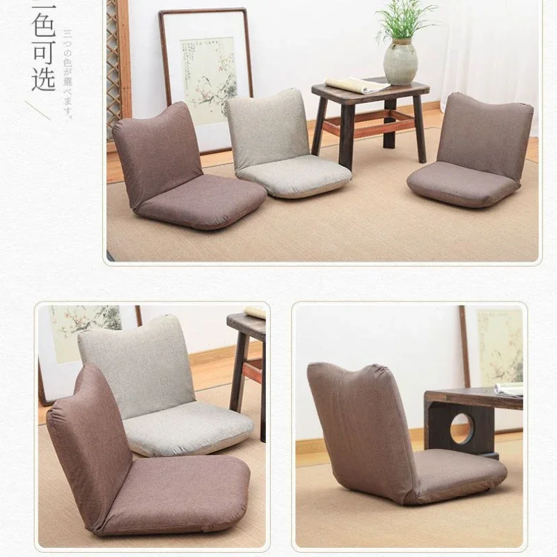 

Lazy sofa tatami foldable single small sofa student dormitory bedroom balcony bay window leisure chair Living Room Furniture