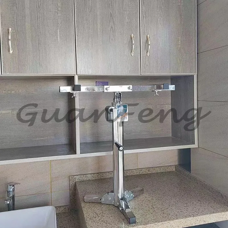 1.8M‑2.5M Stainless Steel Portable Lifting Platform Wall Cabinet Installation Bracket Woodworking Tool
