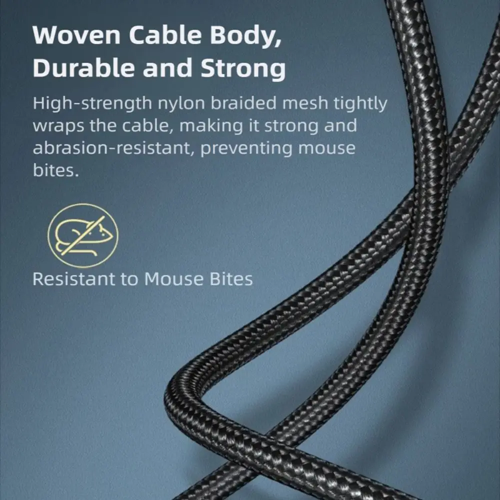 ذكر إلى ذكر USB C إلى USB B 3.0 كابل نقل البيانات مضفر النايلون نوع-C كابل الطابعة مطلية بالذهب عالية السرعة لإبسون/HP/كانون