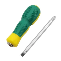 Double Use Screwdriver Removable Hand Tool Slotted Cross Screw Driver Impact Double Head PH2 SL6 Dual Interchangeable A50