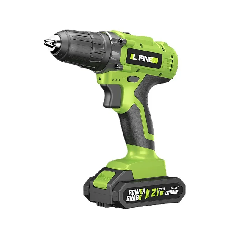 21V Impact Electric Cordless Drill 28N.m Wireless Rechargeable Hand Drills Brush Motor Screwdriver DIY Electric Power Tools