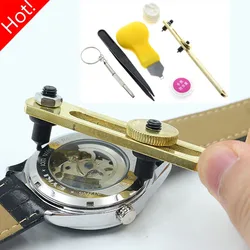 Adjustable Watch Back Case Opener Stainless Steel Wrench Type Back Remover Watchmaker Tool For Battery Replacement Watch Repair