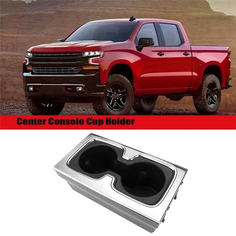 

A040-Automotive Interior Center Console Cup Holder For Silverado 1500 2500 HD 3500 HD