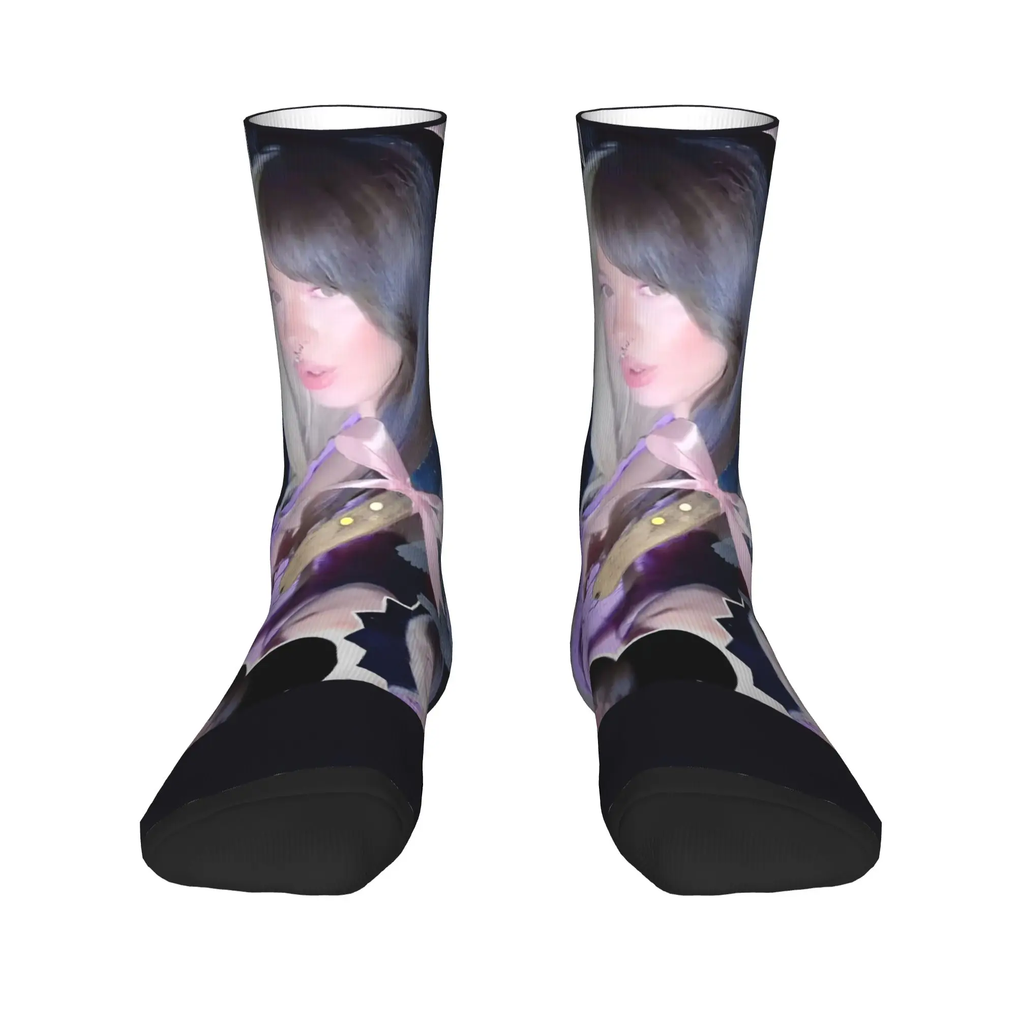 メラニー・マルティネス柄靴下グラフィックストッキングノンスリップ女性男性靴下ソフト秋レトロ登山靴下