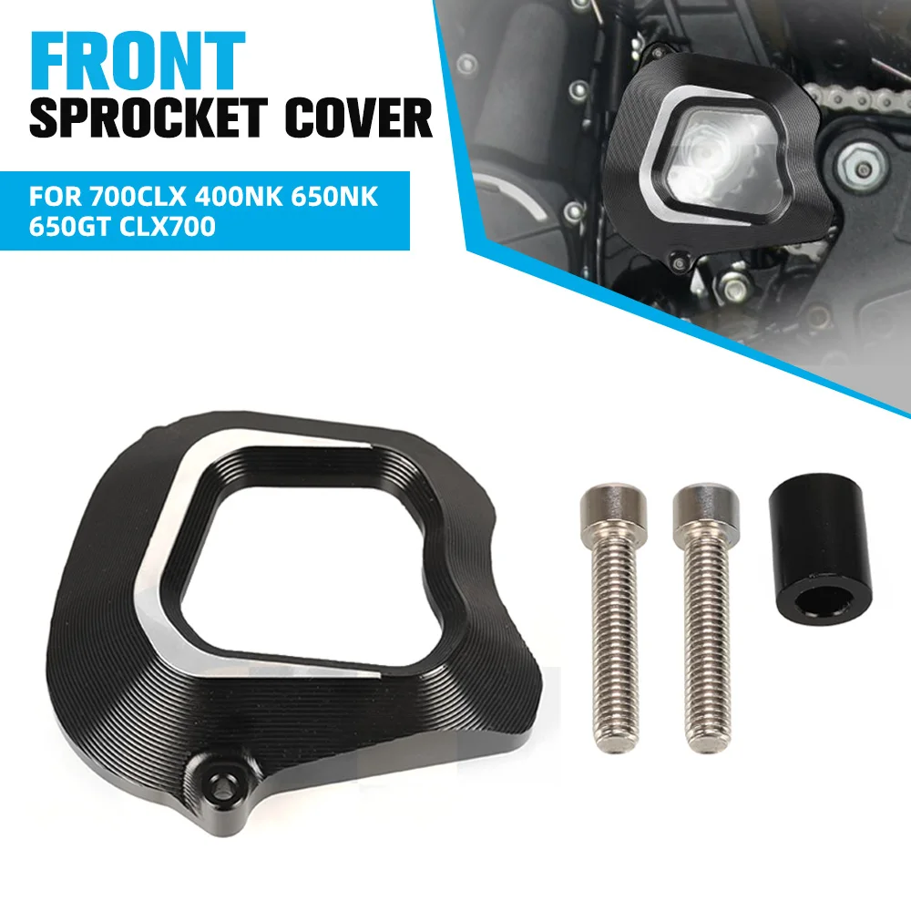 

CNC Front Sprocket Cover Drive Shaft Cover Guard protector Frame Hole Cover For CF MOTO CFMOTO 700CLX 400NK 650NK 650GT CLX700