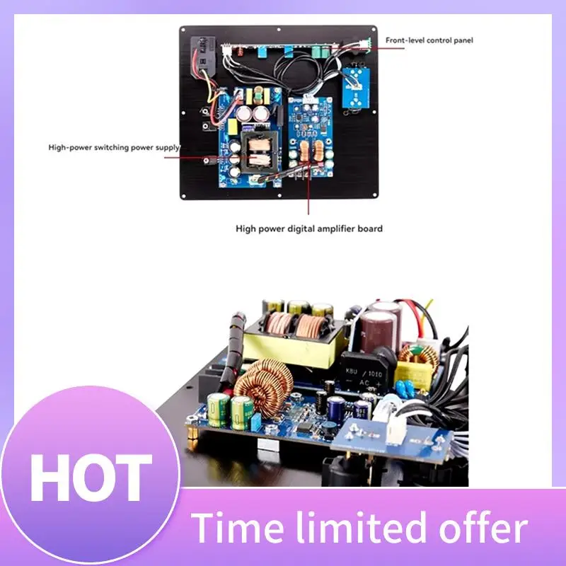 

B68A New Upgrade TPA3255 Subwoofer Active Speaker Amplifier Board Digital Active Amplifier Board Pure Bass Home Audio System