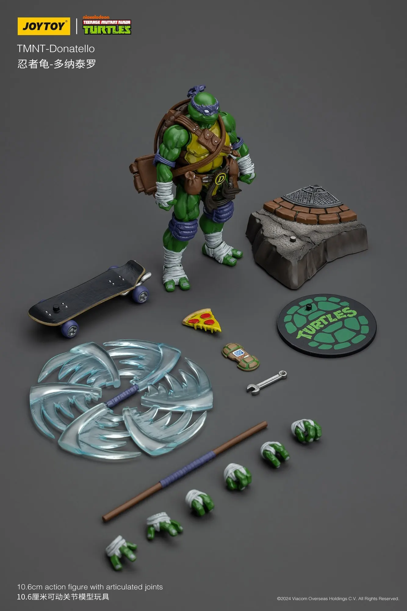 4 Joytoy Teenage Mutant Ninja Turtles Schaal 1/18 Gelede Actiefiguren Speelgoed Raphael Leonardo Donatello Michelangelo Op Voorraad
