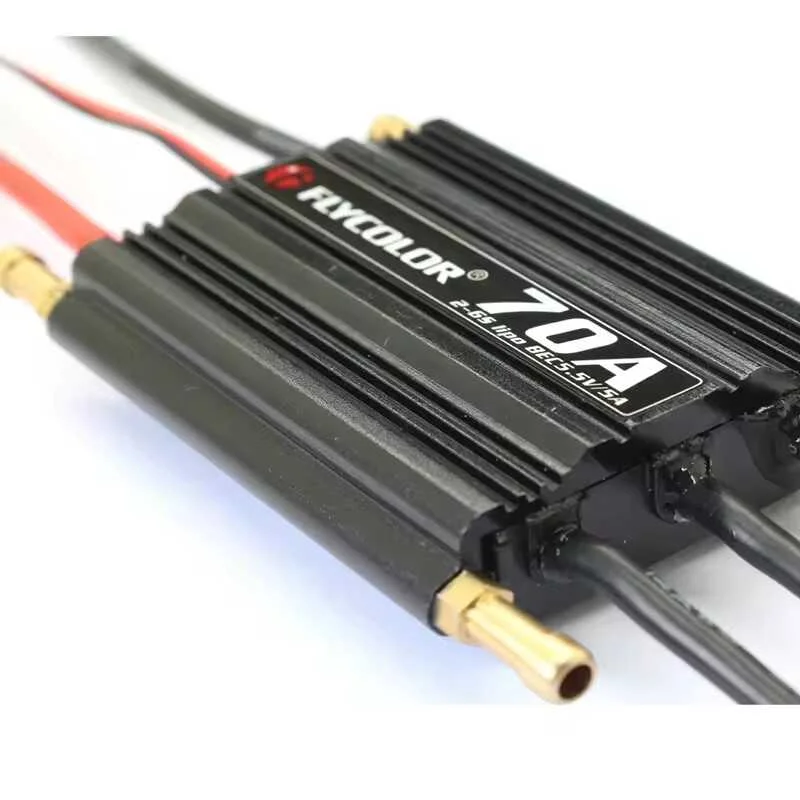 플라이컬러 50A 70A 90A 120A 150A RC 보트 브러시리스 ESC 속도 컨트롤러 프로그래밍 카드 2-6S 리포 BEC 5.5V/5A RC 보트용