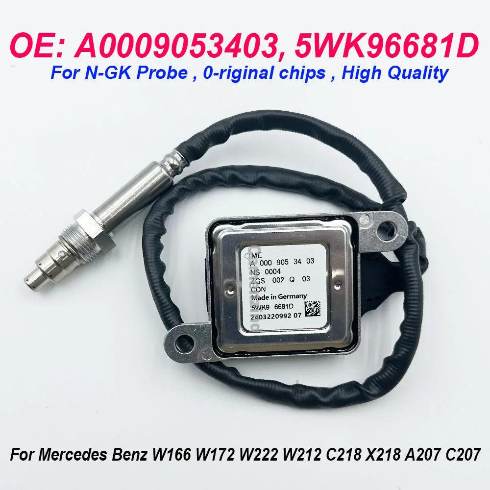 

A0009053403 5WK96681D NOx Датчик оксида азота 0009053403 5WK96681E Для Mercedes Benz W166 W172 W222 W212 C218 X218 A207 C207