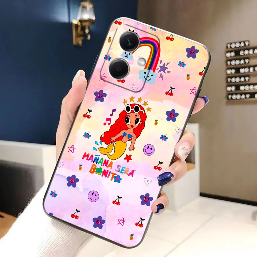

Sera B-Bonito Manana K-Karol G Phone Case For Redmi Note 15 14 13 12 12S 11 11T 11S 10 9T 9 Pro Case Funda DIY Shell Capa Cover