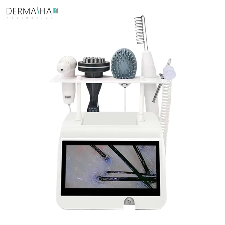 Dermasha 2024 Hair Growth Machine for professionals Scalp Analyzer Skin Scanner Scalp Treatment Machine Hair Growth Device